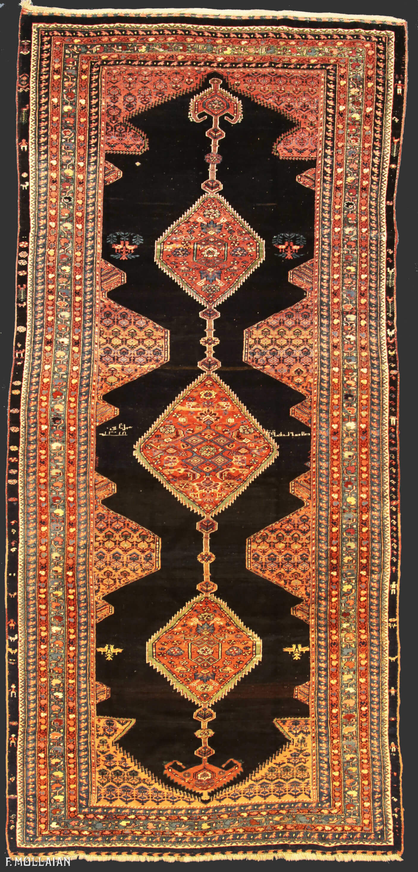 Antique Persian Kurdo Carpet n°:66200234